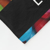 Kleurrijk Snoep, Buttonnen van Snoepjes, zoet, Jou Fleece Deken (Hoek)