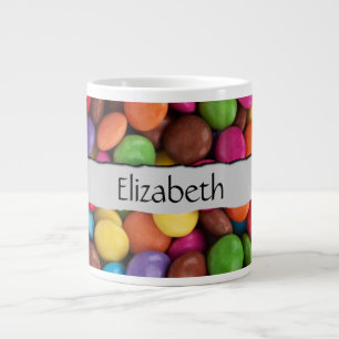 Kleurrijk Snoep, Buttonnen van Snoepjes, zoet, Jou Grote Koffiekop
