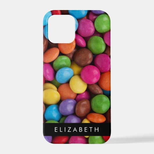 Kleurrijk Snoep, Buttonnen van Snoepjes, zoet, Jou iPhone Hoesje (Achterkant)