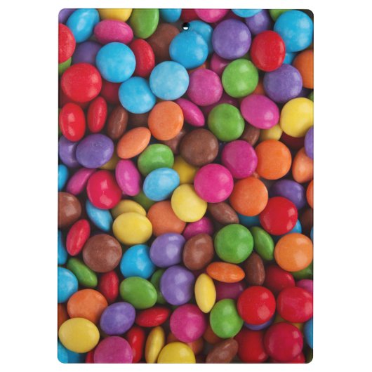 Kleurrijk Snoep, Buttonnen van Snoepjes, zoet, Jou Klembord (Achterkant)