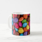 Kleurrijk Snoep, Buttonnen van Snoepjes, zoet, Jou Koffiemok (Voorkant links)