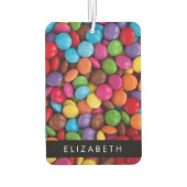 Kleurrijk Snoep, Buttonnen van Snoepjes, zoet, Jou Luchtverfrisser (Achterkant)