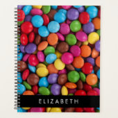 Kleurrijk Snoep, Buttonnen van Snoepjes, zoet, Jou Planner (Voorkant)