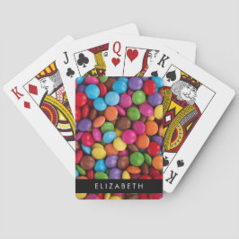Kleurrijk Snoep, Buttonnen van Snoepjes, zoet, Jou Pokerkaarten