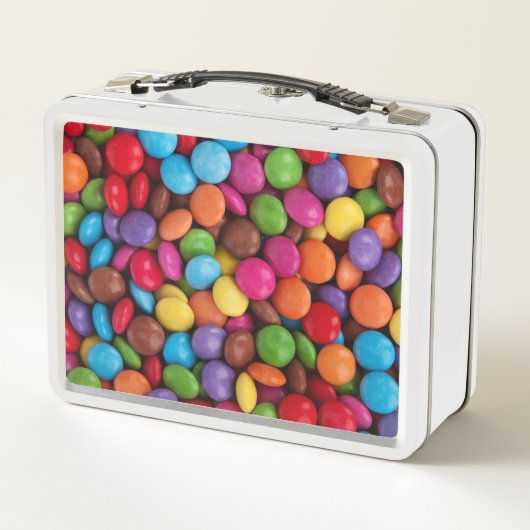 Kleurrijk Snoep, Buttonnen van Snoepjes, zoet, voe (Achterkant)