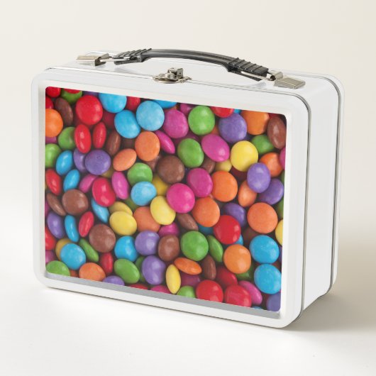 Kleurrijk Snoep, Buttonnen van Snoepjes, zoet, voe (Voorkant)