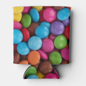 Kleurrijk Snoep, Buttonnen van Snoepjes, zoet, voe Blikjeskoeler (Voorkant)