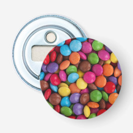 Kleurrijk Snoep, Buttonnen van Snoepjes, zoet, voe Button Flesopener