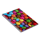 Kleurrijk Snoep, Buttonnen van Snoepjes, zoet, voe Notitieboek (Rechterzijde)