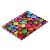 Kleurrijk Snoep, Buttonnen van Snoepjes, zoet, voe Notitieboek (Linkerzijde)