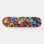 Kleurrijk Snoep, Buttonnen van Snoepjes, zoet, voe Persoonlijk Skateboard (Horizontaal)