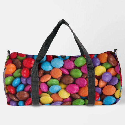 Kleurrijk Snoep, Buttonnen van Snoepjes, zoet, voe Plunjezak (Achterkant)