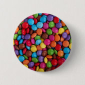 Kleurrijk Snoep, Buttonnen van Snoepjes, zoet, voe Ronde Button 5,7 Cm (Voorkant)