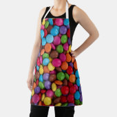 Kleurrijk Snoep, Buttonnen van Snoepjes, zoet, voe Schort (Insitu)