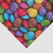 Kleurrijk Snoep, Buttonnen van Snoepjes, zoet, voe Tissuepapier (Detail)