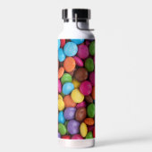 Kleurrijk Snoep, Buttonnen van Snoepjes, zoet, voe Waterfles (Links)