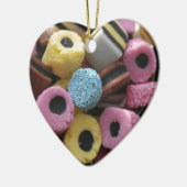 Kleurrijk Snoep Keramisch Ornament (Links)