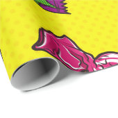 Kleurrijk Snoep naadloos patternart, pop, snoep, p Cadeaupapier (Rol Hoek)