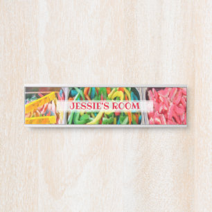 Kleurrijk Snoep Persoonlijke Kind Deurbordje