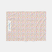 Kleurrijk Snoep regenboogbeugel op maat Fleece Deken (Voorkant (Horizontaal))