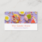 Kleurrijk Snoep, suikerwerk Visitekaartje (Voorkant)