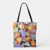 Kleurrijk snoep tote bag (Achterkant)