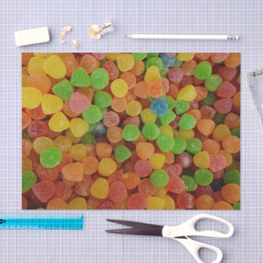 Kleurrijk Snoep van gokdruppels Tissuepapier (Craft)