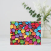 Kleurrijk Snoeppatroon Briefkaart (Staand voorkant)