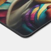 Kleurrijk Soul Mask Bureaumat (Hoek)