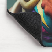 Kleurrijk Soul Mask Muismat (Hoek)