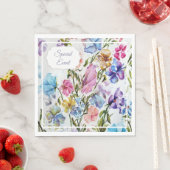 Kleurrijk Speciaal Evenement Whimsical Bloem Feest Servet (Insitu)