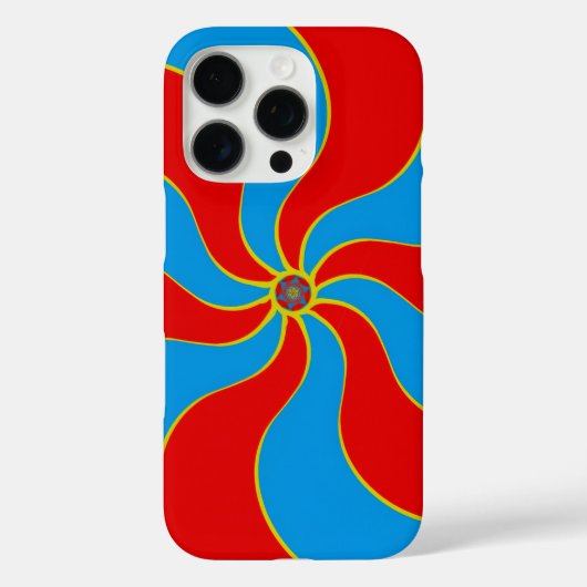 Kleurrijk Spiraal Golfpatroon Case-Mate iPhone Case (Achterkant)