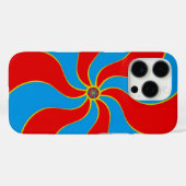 Kleurrijk Spiraal Golfpatroon Case-Mate iPhone Case (Achterkant (horizontaal))