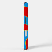 Kleurrijk Spiraal Golfpatroon Case-Mate iPhone Case (Achterkant / Rechts)