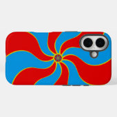 Kleurrijk Spiraal Golfpatroon Case-Mate iPhone Case (Achterkant (horizontaal))