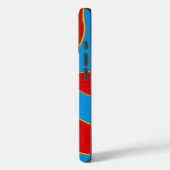 Kleurrijk Spiraal Golfpatroon Case-Mate iPhone Case (Achterkant / Links)