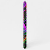 Kleurrijk spiraal licht, DIY-naam wit, uw Logo iPhone Hoesje (Linkerkant)