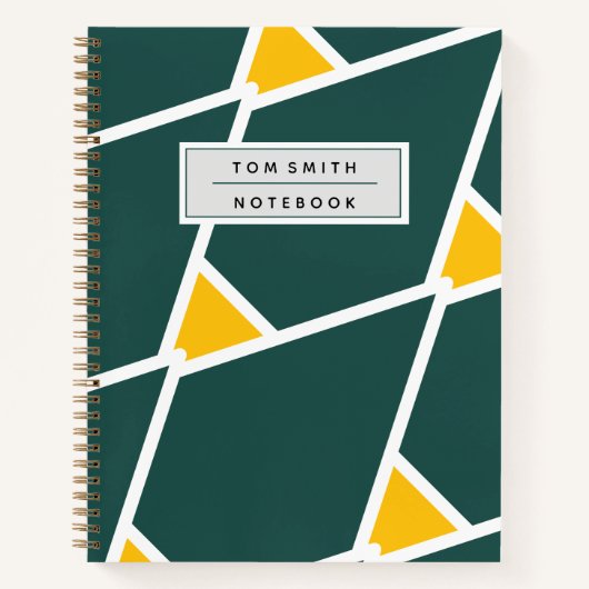 Kleurrijk spiraal notebook notitieboek (Voorkant)