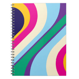 Kleurrijk spiraalnotitieboek notitieboek