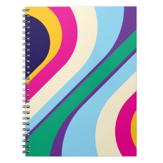 Kleurrijk spiraalnotitieboek notitieboek
