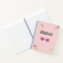 Kleurrijk spiraalnotitieboek voor creatieve kinder