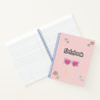 Kleurrijk spiraalnotitieboek voor creatieve kinder notitieboek