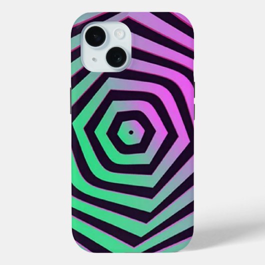 Kleurrijk spiraalontwerp Case-Mate iPhone case (Achterkant)