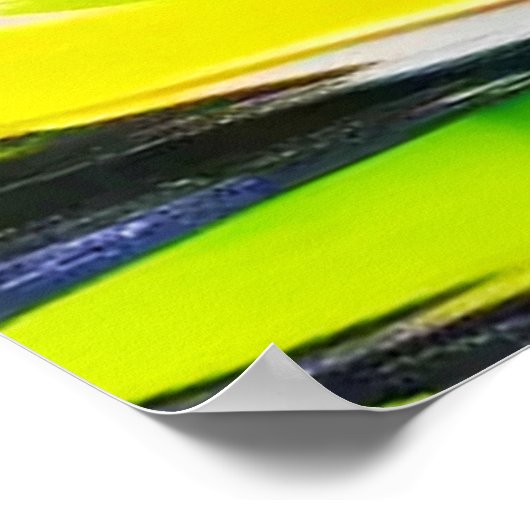 Kleurrijk spiraalvortexontwerp poster (Hoek)