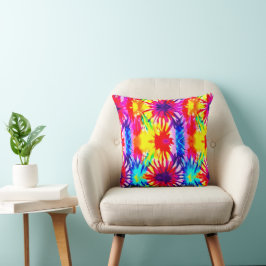 KLEURRIJK SPLASH DESIGN MODERN STROPDAS-DYE KUSSEN
