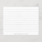 Kleurrijk Spring Wildflower Vrijgezellenfeest Rece (Achterkant)