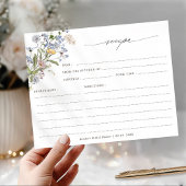 Kleurrijk Spring Wildflower Vrijgezellenfeest Rece