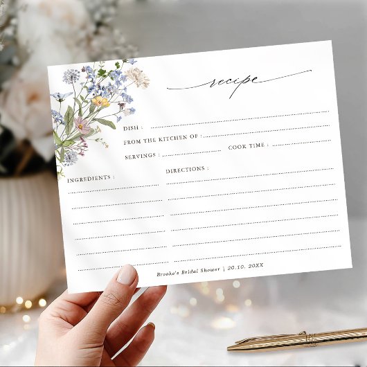 Kleurrijk Spring Wildflower Vrijgezellenfeest Rece