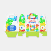 Kleurrijk Springhuis Verjaardag Bedankdoosjes (Uitgevouwen)