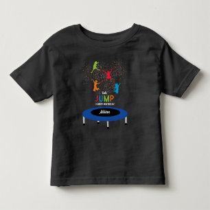 Kleurrijk springkussenpark springleeftijd verjaard kinder shirts